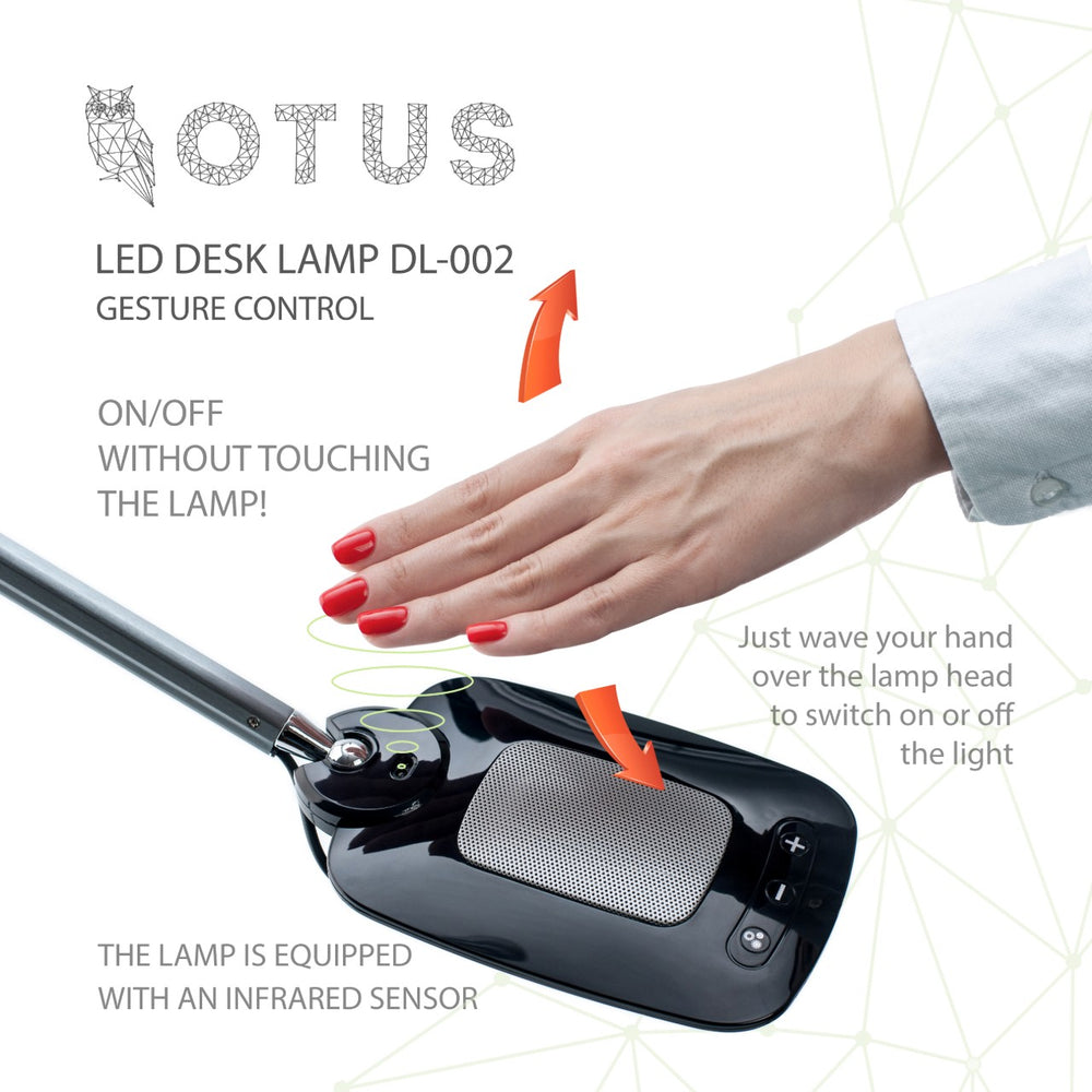 OTUS LED Desk Lamp Gesture Control DL-002BL